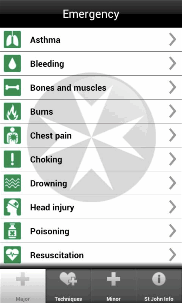 St John Ambulance First Aid app