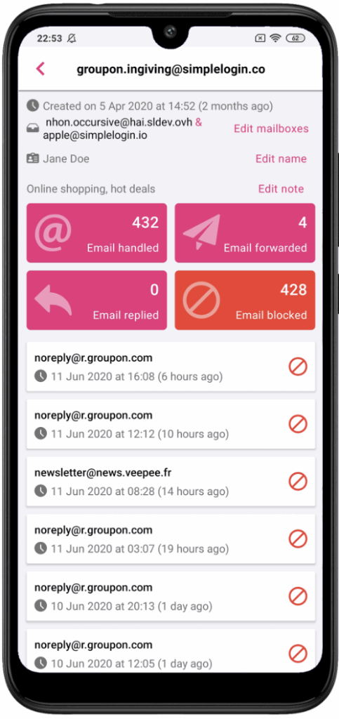Simple Login app