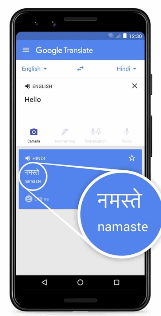 Google Translate app
