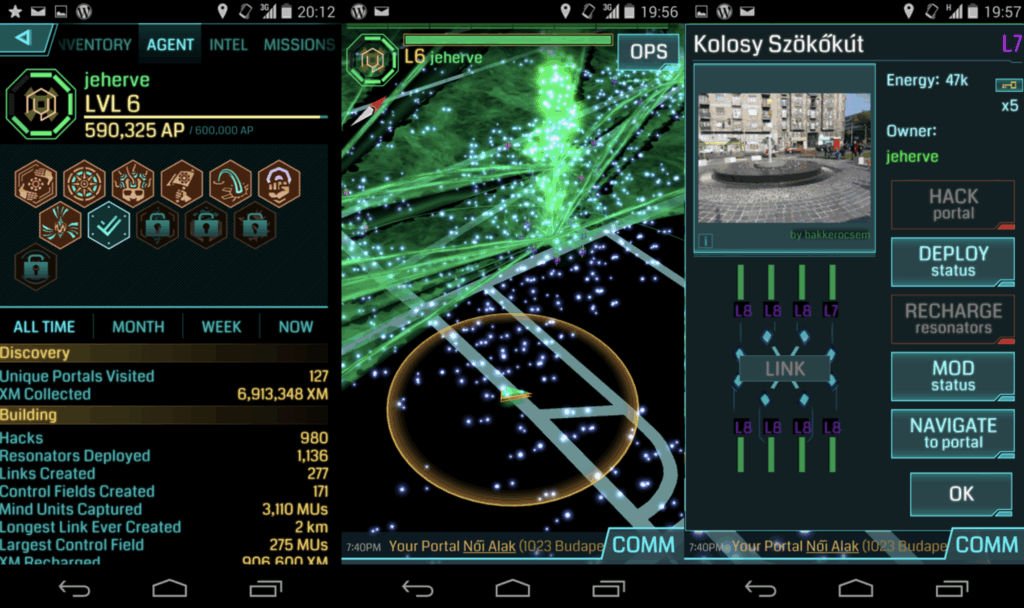 Ingress mobile game
