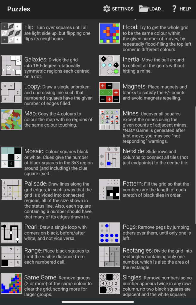 Simon Tatham’s Puzzles APK