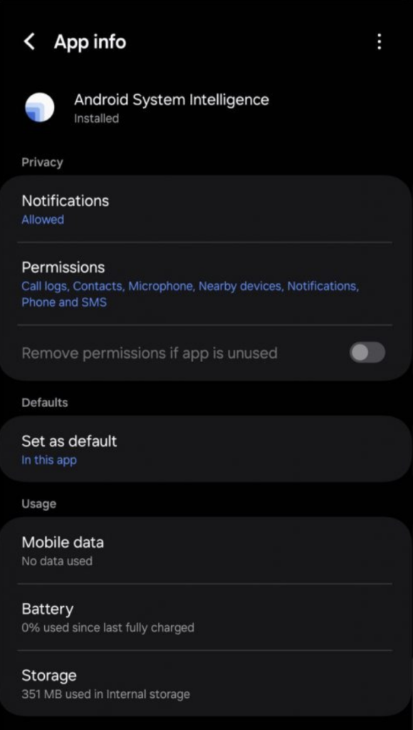 Android System Intelligence APK
